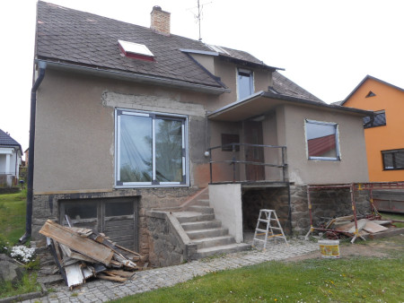 původní stav - zateplení, fasdáda - RD N.M.N.M. - 2025